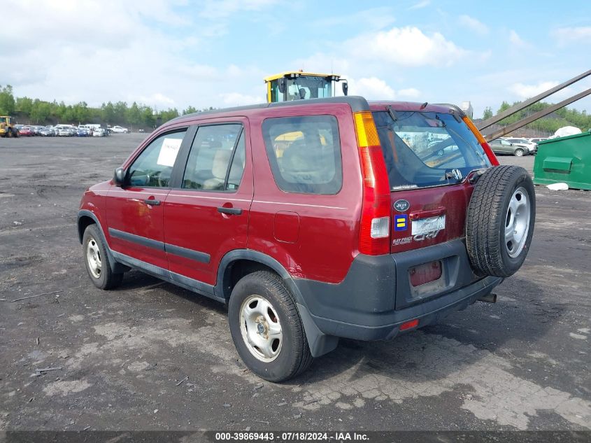 2004 Honda Cr-V Lx VIN: SHSRD78454U203378 Lot: 39869443