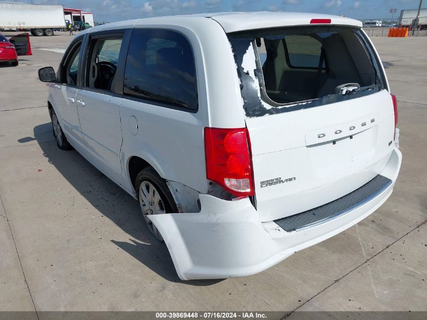 2016 Dodge Grand Caravan Se VIN: 2C4RDGBG4GR130345 Lot: 39869448