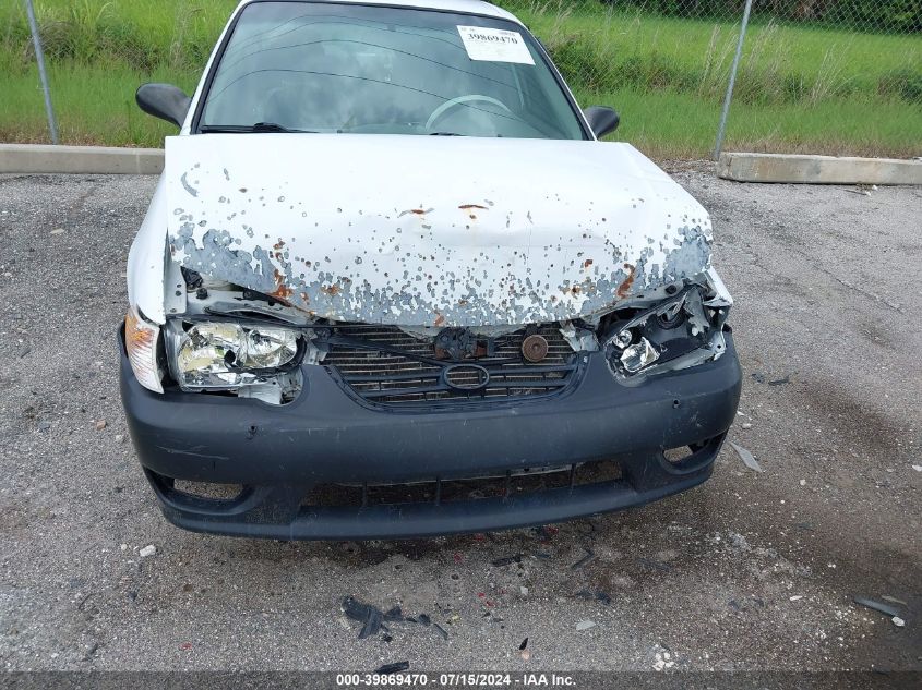 2002 Toyota Corolla Ce VIN: 1NXBR12E12Z570058 Lot: 39869470