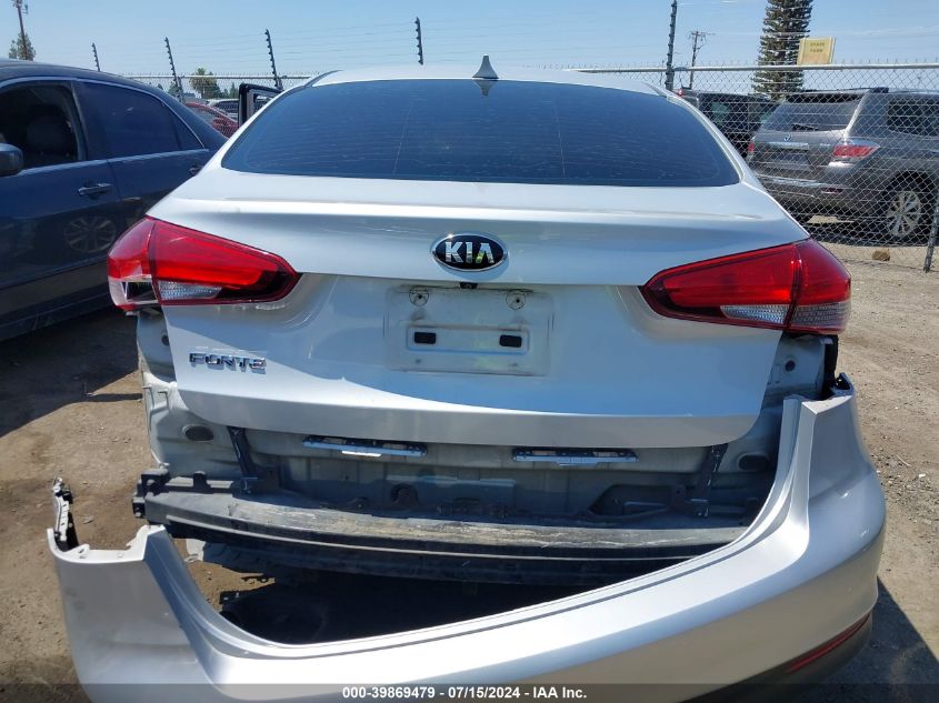 2017 Kia Forte Lx VIN: 3KPFL4A72HE117974 Lot: 39869479