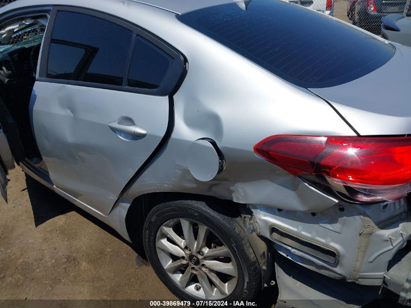 2017 Kia Forte Lx VIN: 3KPFL4A72HE117974 Lot: 39869479