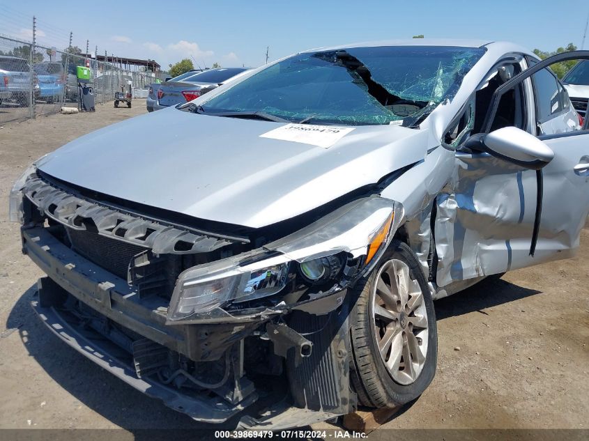 2017 Kia Forte Lx VIN: 3KPFL4A72HE117974 Lot: 39869479