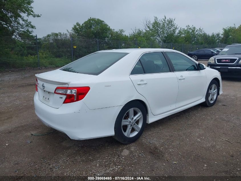 2012 Toyota Camry Se/Le/Xle VIN: 4T1BF1FK9CU543961 Lot: 39869485