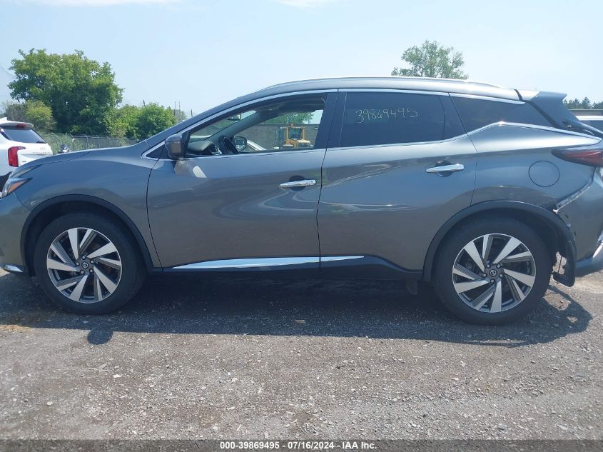 2019 Nissan Murano Sl VIN: 5N1AZ2MS8KN166429 Lot: 39869495