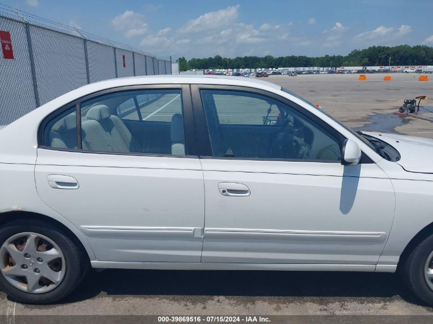 2004 Hyundai Elantra Gls/Gt VIN: KMHDN46D34U844094 Lot: 39869516