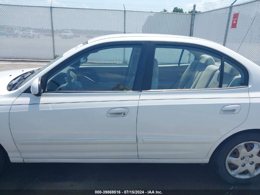 2004 Hyundai Elantra Gls/Gt VIN: KMHDN46D34U844094 Lot: 39869516