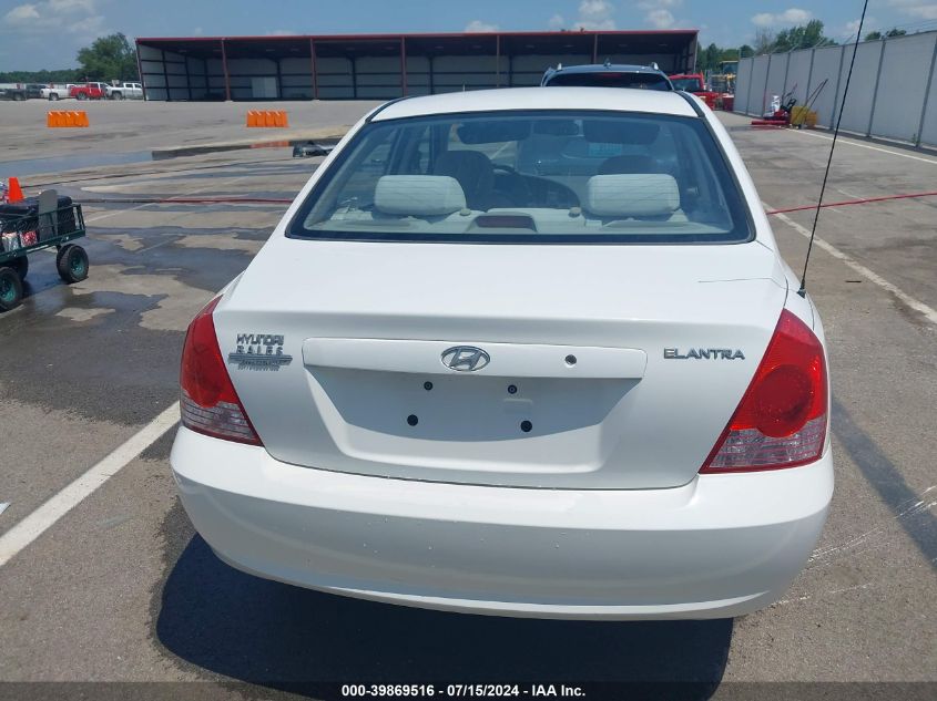 2004 Hyundai Elantra Gls/Gt VIN: KMHDN46D34U844094 Lot: 39869516