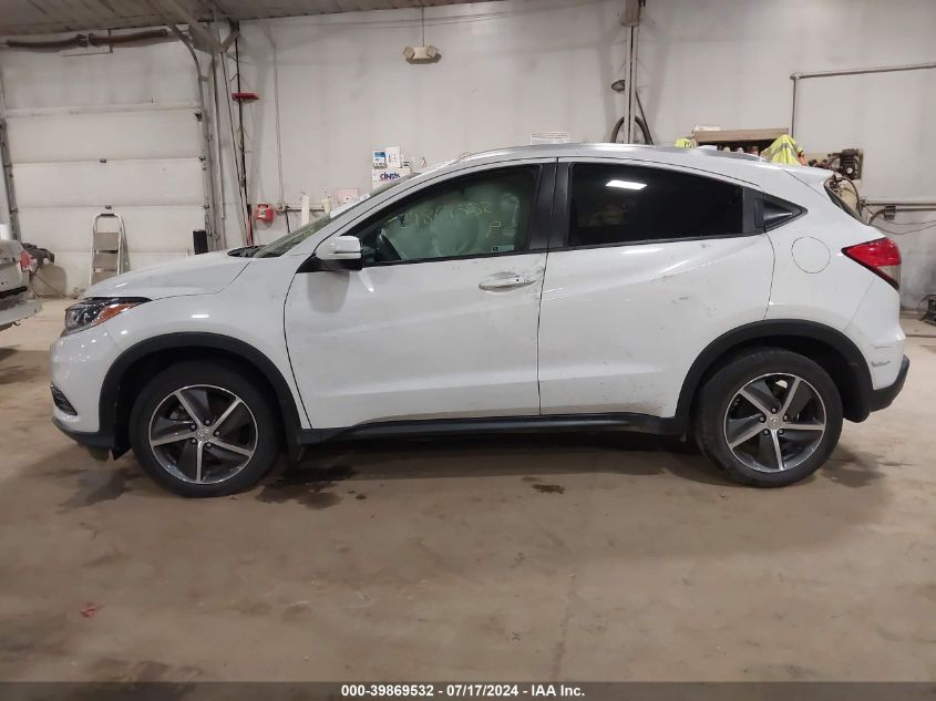 2022 Honda Hr-V Awd Ex VIN: 3CZRU6H51NM705824 Lot: 39869532