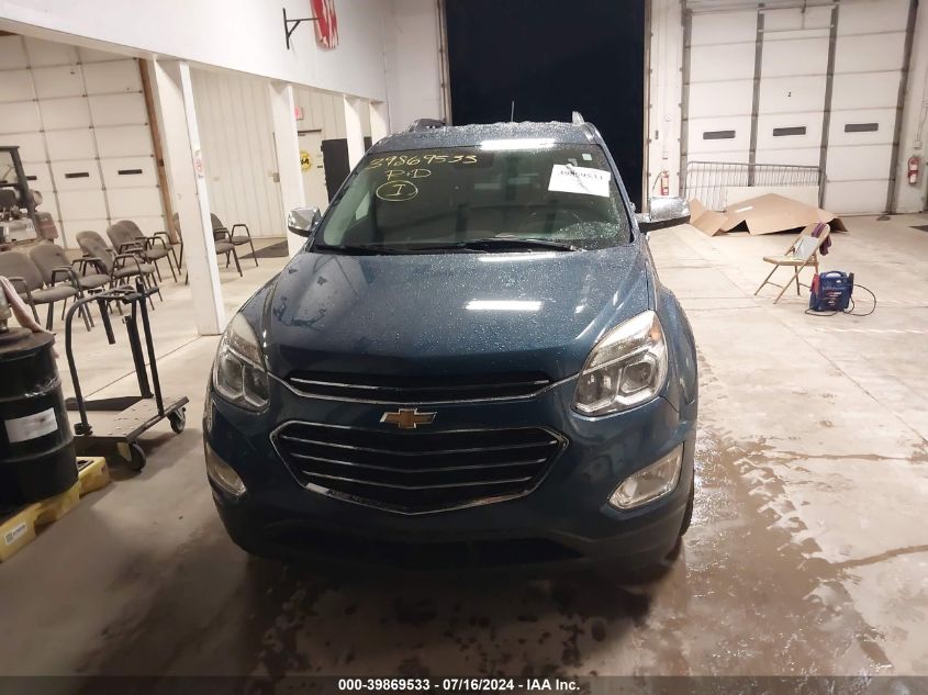 2016 Chevrolet Equinox Ltz VIN: 2GNALDEK2G6217023 Lot: 39869533