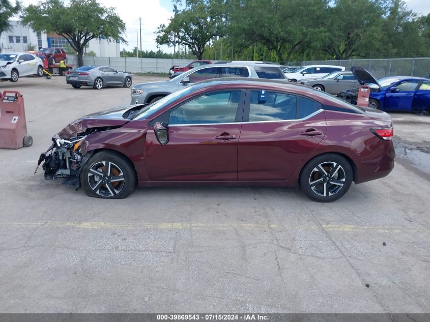 2024 Nissan Sentra Sv Xtronic Cvt VIN: 3N1AB8CV0RY251739 Lot: 39869543