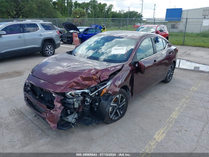 2024 Nissan Sentra Sv Xtronic Cvt VIN: 3N1AB8CV0RY251739 Lot: 39869543