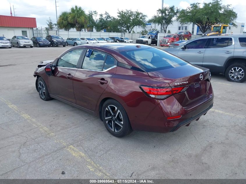 2024 Nissan Sentra Sv Xtronic Cvt VIN: 3N1AB8CV0RY251739 Lot: 39869543