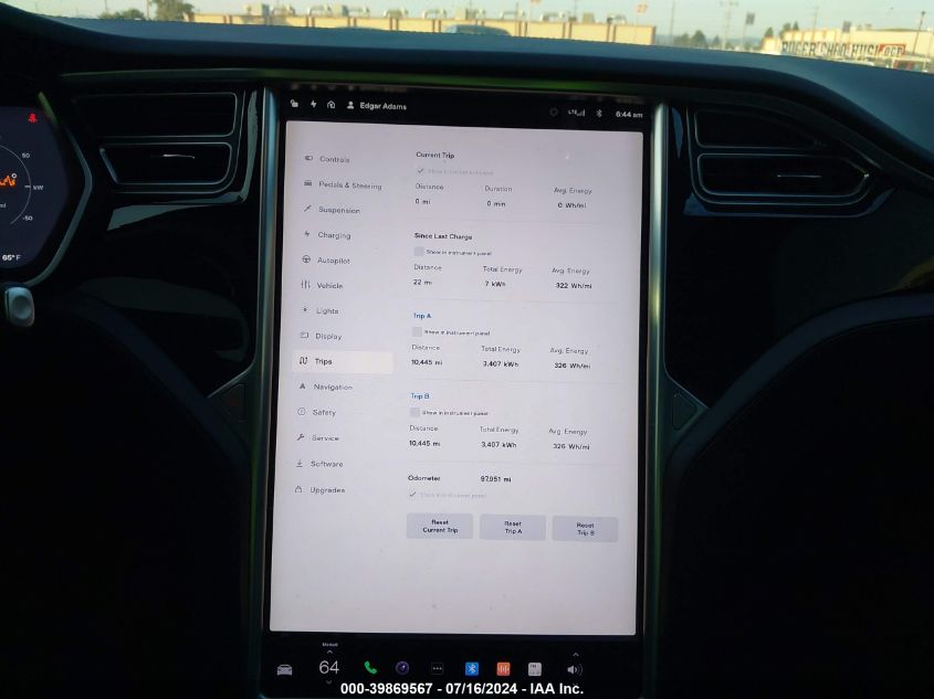 5YJSA1E12HF215812 2017 Tesla Model S 60/75