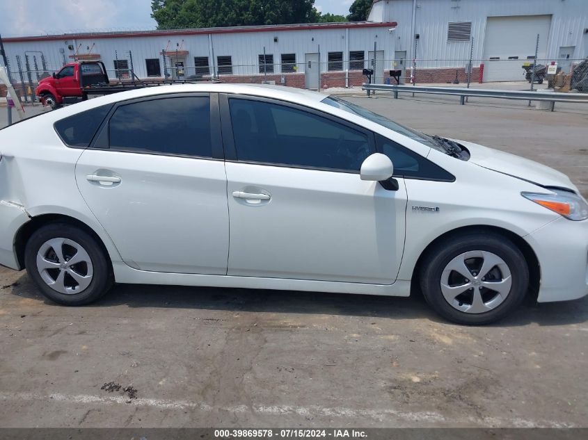 2015 Toyota Prius Two VIN: JTDKN3DU3F1926548 Lot: 39869578