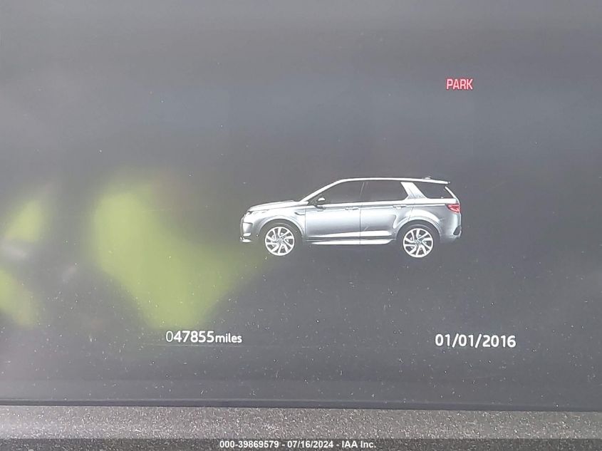 2021 Land Rover Discovery Sport Se VIN: SALCP2FX9MHA89272 Lot: 39869579