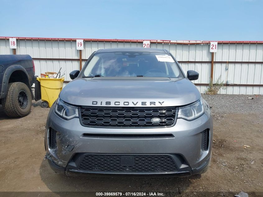 2021 Land Rover Discovery Sport Se VIN: SALCP2FX9MHA89272 Lot: 39869579