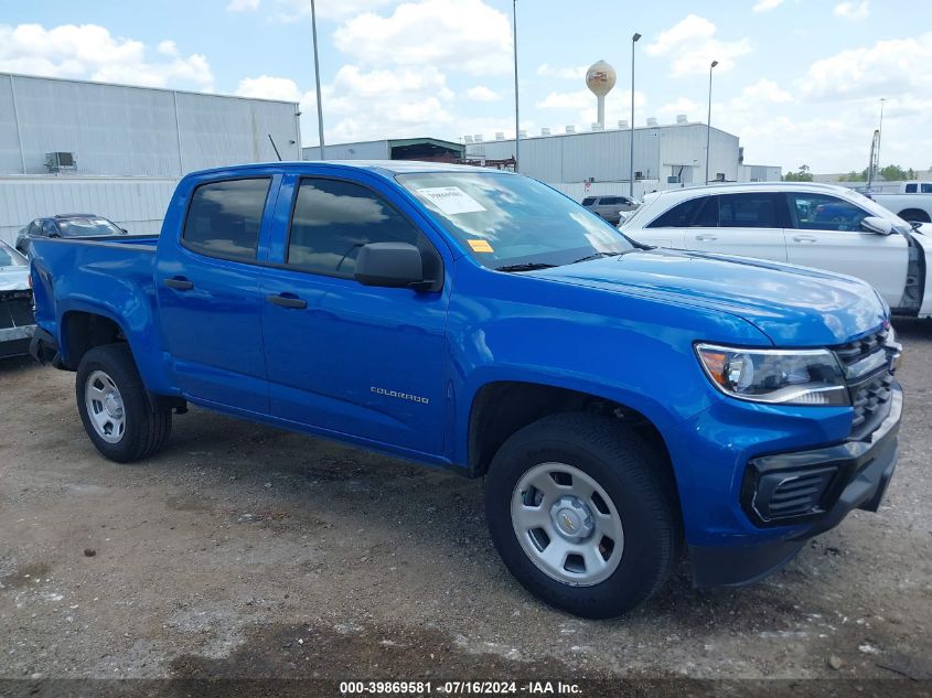 2022 Chevrolet Colorado 2Wd Short Box Wt VIN: 1GCGSBEN4N1315684 Lot: 39869581