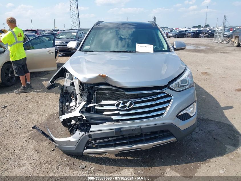 2016 Hyundai Santa Fe Se VIN: KM8SRDHF3GU144686 Lot: 39869596