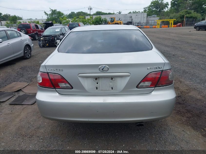 2003 Lexus Es 300 VIN: JTHBF30GX30090833 Lot: 39869599