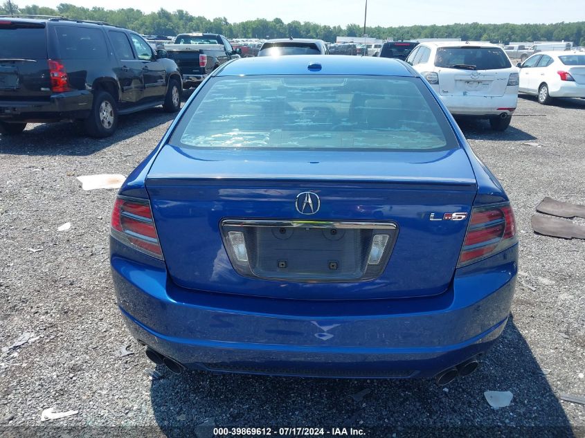 2007 Acura Tl Type S VIN: 19UUA76557A015903 Lot: 39869612