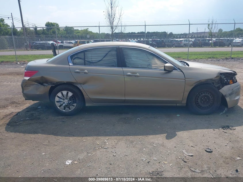 2010 Honda Accord 2.4 Lx VIN: 1HGCP2F34AA096430 Lot: 39869613