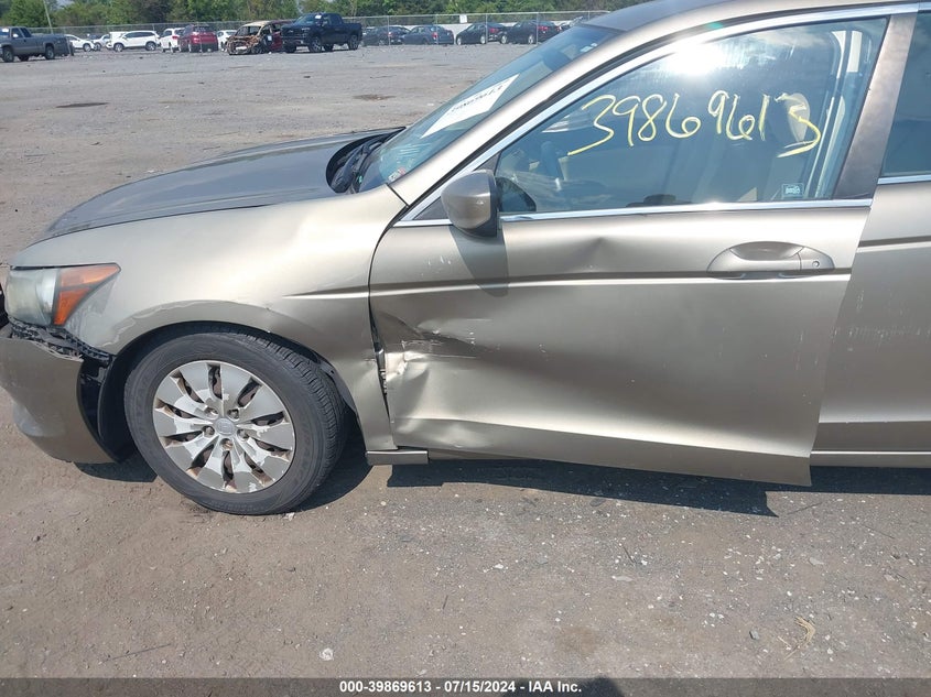 2010 Honda Accord 2.4 Lx VIN: 1HGCP2F34AA096430 Lot: 39869613