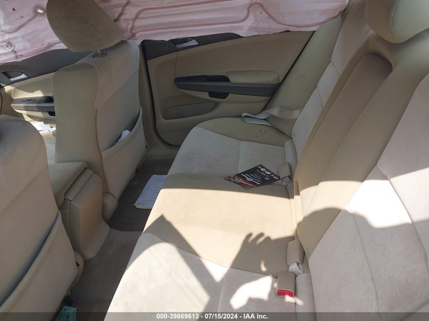 2010 Honda Accord 2.4 Lx VIN: 1HGCP2F34AA096430 Lot: 39869613