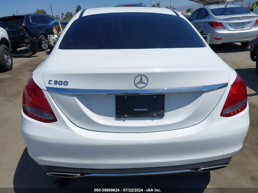 2017 Mercedes-Benz C 300 Luxury/Sport VIN: 55SWF4JB6HU216348 Lot: 39869624