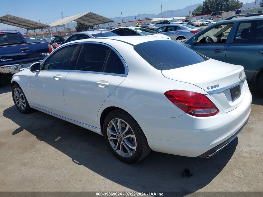 VIN 55SWF4JB6HU216348 2017 MERCEDES-BENZ C 300 LUXURY/SPORT