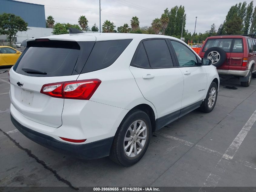 2020 Chevrolet Equinox Fwd Ls VIN: 3GNAXHEV5LS704525 Lot: 39869655