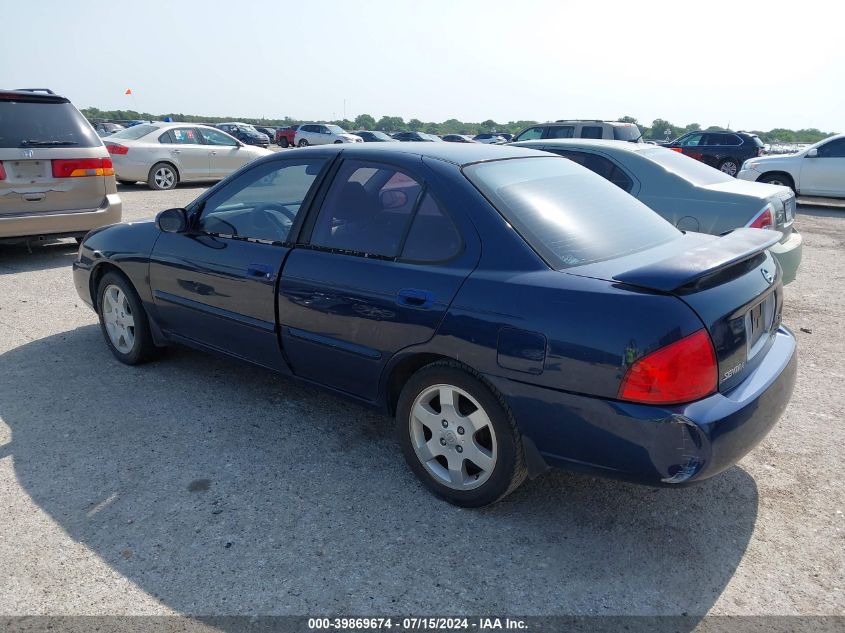 2006 Nissan Sentra 1.8S VIN: 3N1CB51D56L550024 Lot: 39869674