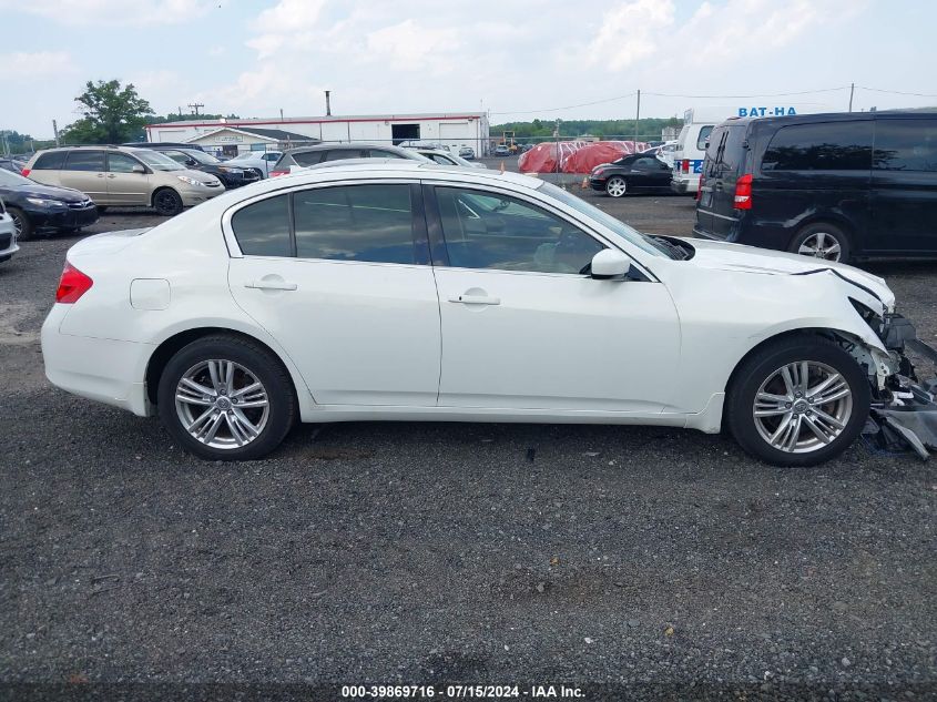 2011 Infiniti G37X VIN: JN1CV6AR5BM409673 Lot: 39869716