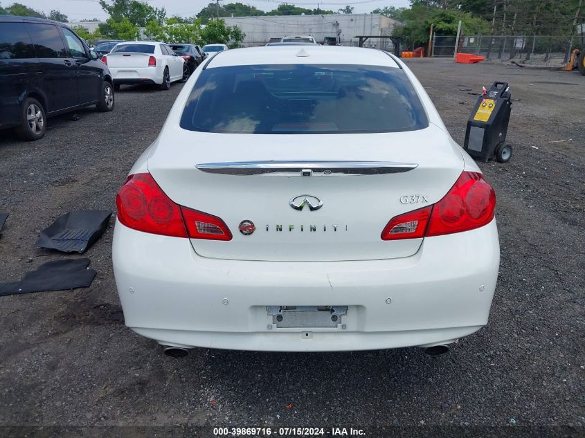 2011 Infiniti G37X VIN: JN1CV6AR5BM409673 Lot: 39869716