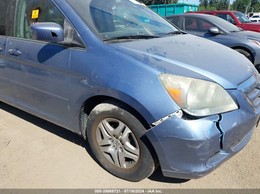 2006 Honda Odyssey Ex-L VIN: 5FNRL38726B054833 Lot: 39869721