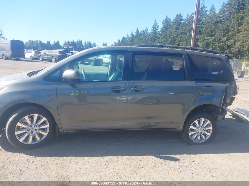 2014 Toyota Sienna Le 7 Passenger VIN: 5TDJK3DC6ES073818 Lot: 39869729