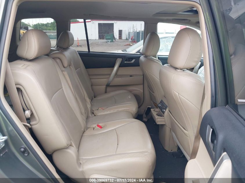 2012 Toyota Highlander Se VIN: 5TDBK3EH1CS139865 Lot: 39869732