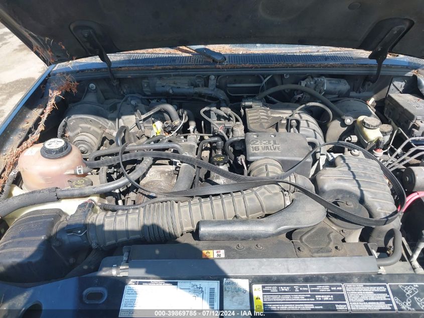 2002 Ford Ranger Xl/Xlt VIN: 1FTYR10D92PA48740 Lot: 39869785