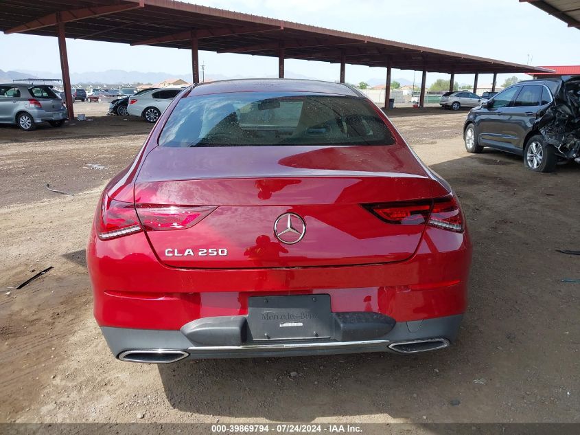 2020 Mercedes-Benz Cla 250 VIN: W1K5J4GB5LN101856 Lot: 39869794