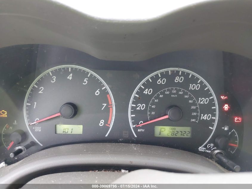 2010 Toyota Corolla Le VIN: 2T1BU4EE6AC239651 Lot: 39869795