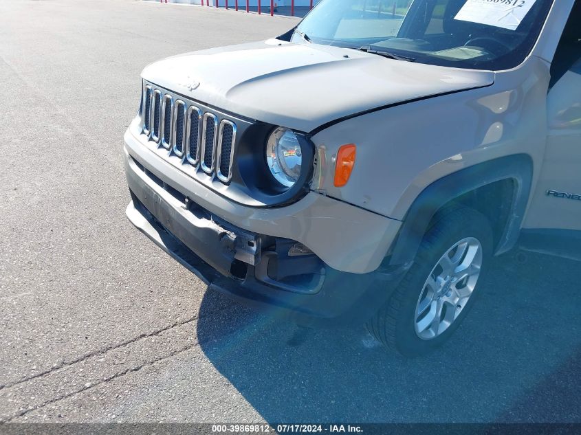 2016 Jeep Renegade Latitude VIN: ZACCJBBT1GPE08475 Lot: 39869812