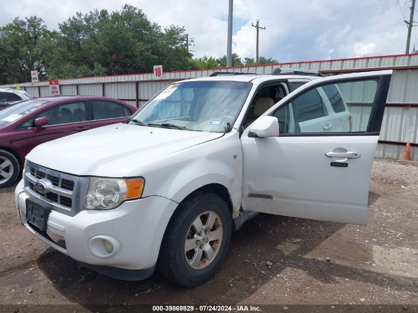 2008 Ford Escape Limited VIN: 1FMCU04158KC93281 Lot: 39869829