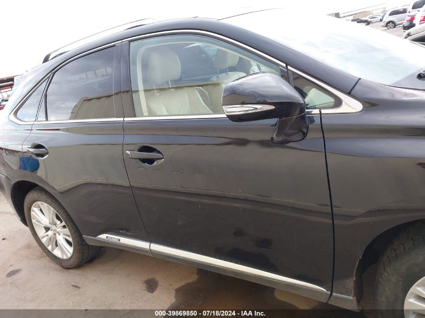 2010 Lexus Rx 450H VIN: JTJBC1BA0A2402714 Lot: 39869850