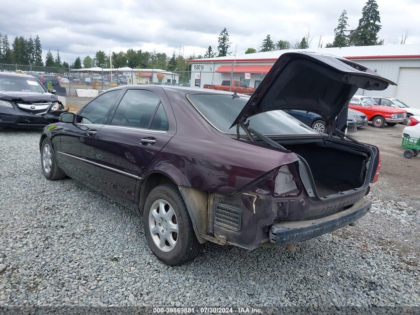 2000 Mercedes-Benz S 500 VIN: WDBNG75J9YA060973 Lot: 39869881