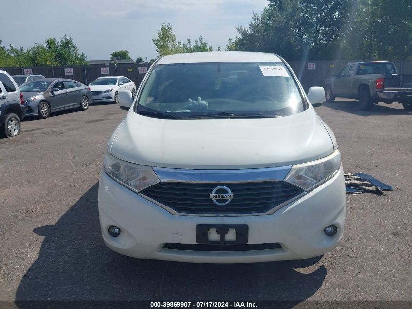 2013 Nissan Quest Sv VIN: JN8AE2KP0D9068493 Lot: 39869907