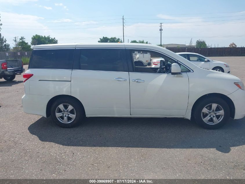 2013 Nissan Quest Sv VIN: JN8AE2KP0D9068493 Lot: 39869907