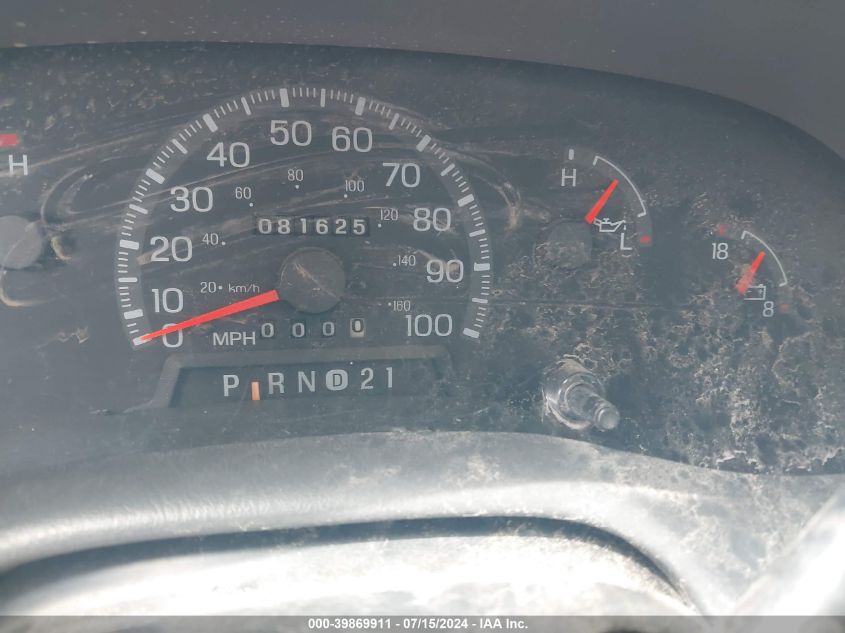 1997 Ford F-150 Xl/Xlt VIN: 1FTDF0720VKB41637 Lot: 39869911