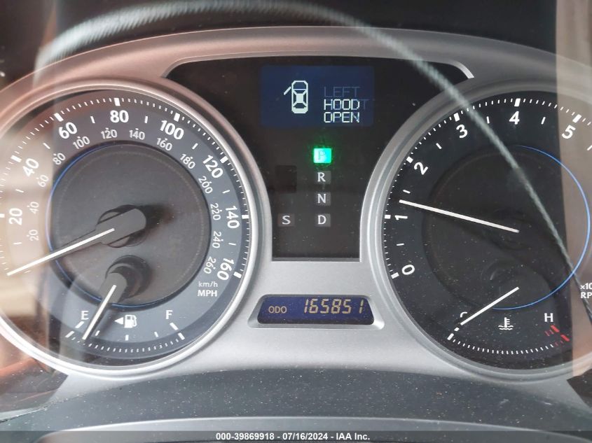 2010 Lexus Is 250 250 VIN: JTHBF5C22A5115252 Lot: 39869918