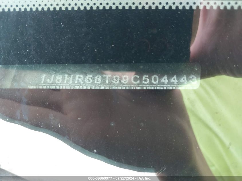 2009 Jeep Grand Cherokee Limited VIN: 1J8HR58T99C504443 Lot: 39869977