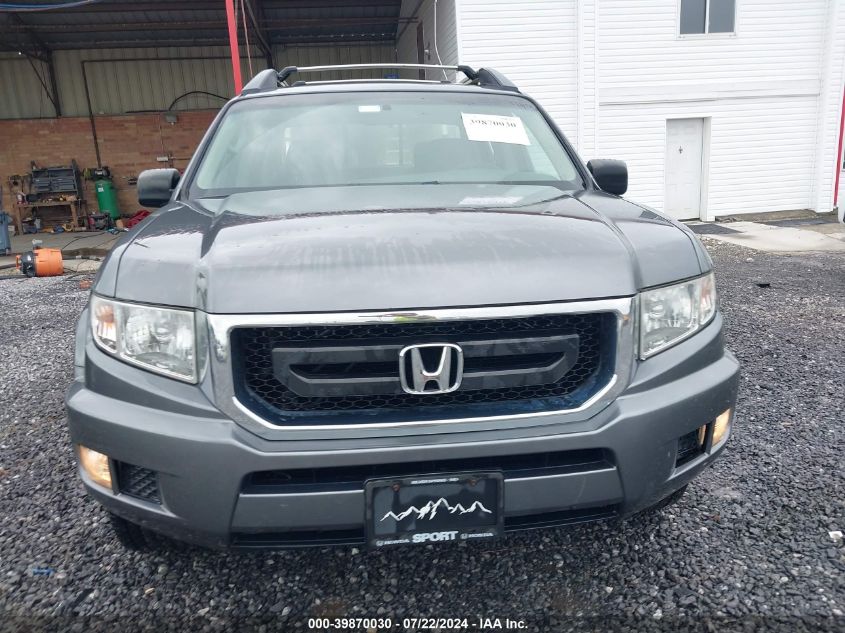 2011 Honda Ridgeline Rt VIN: 5FPYK1F20BB010521 Lot: 39870030