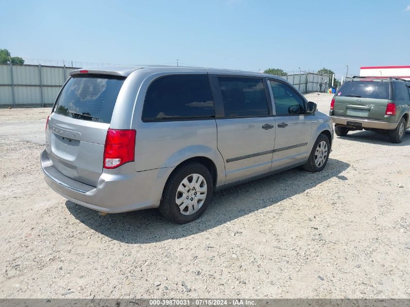 2013 Dodge Grand Caravan American Value Pkg VIN: 2C4RDGBG9DR768943 Lot: 39870031